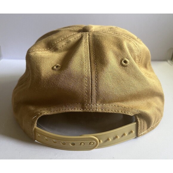 Miller High Life Beer Snapback Trucker Hat Cap Tan Adjustable Rope - Picture 5 of 8